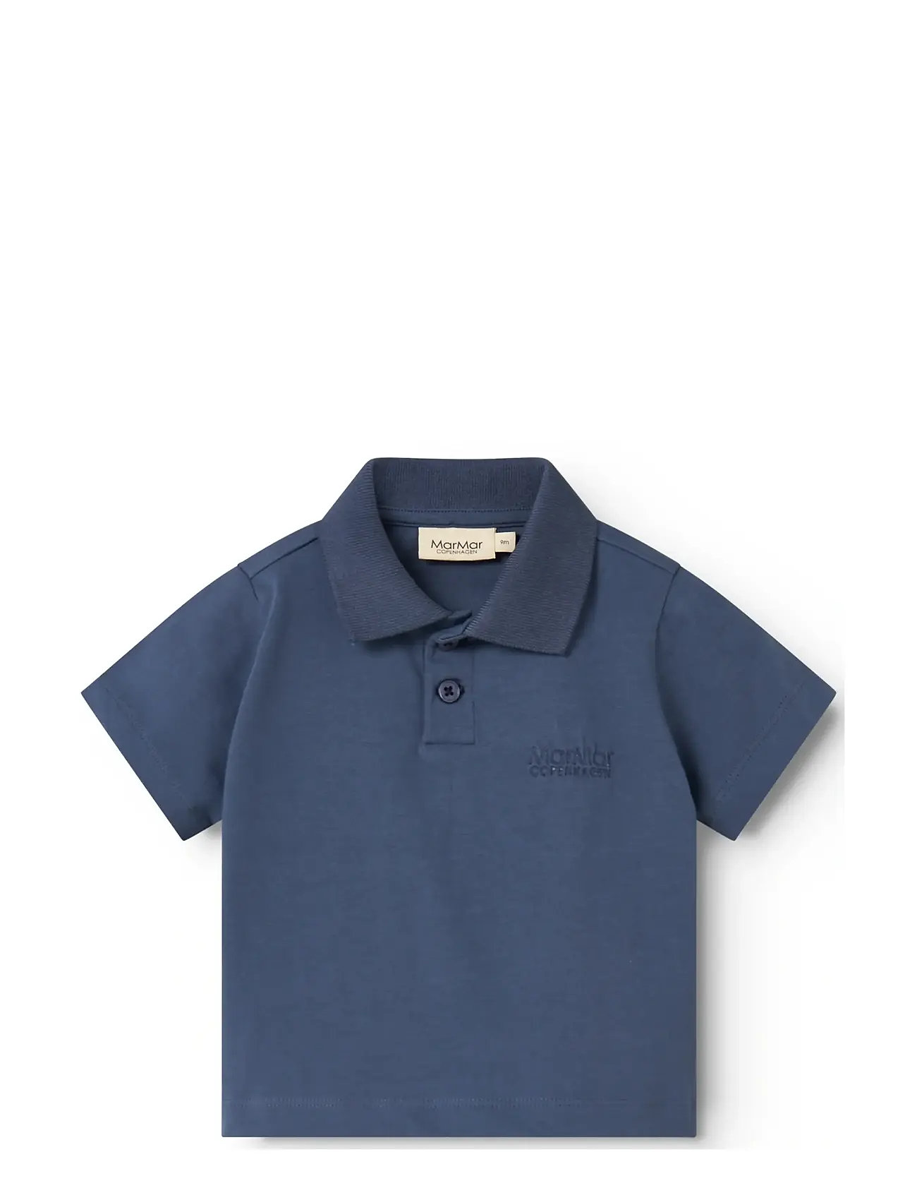 MarMar Copenhagen Tad Polo, 122, Blue, Poloshirts > Poloshirts Med Korte Ærmer, Børn
