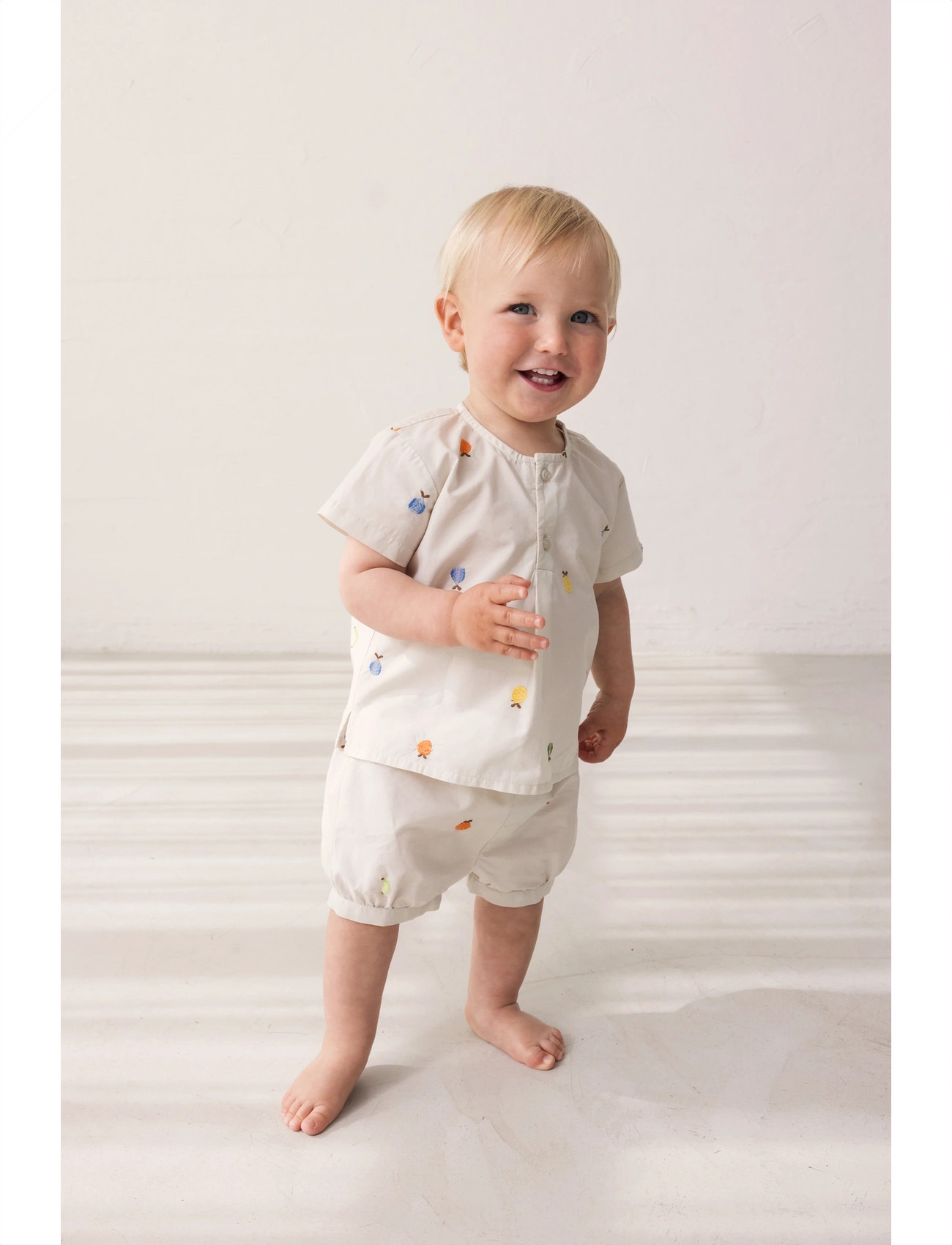 MarMar Copenhagen Pabi S, 86, Beige, Shorts > Afslappede Shorts, Børn