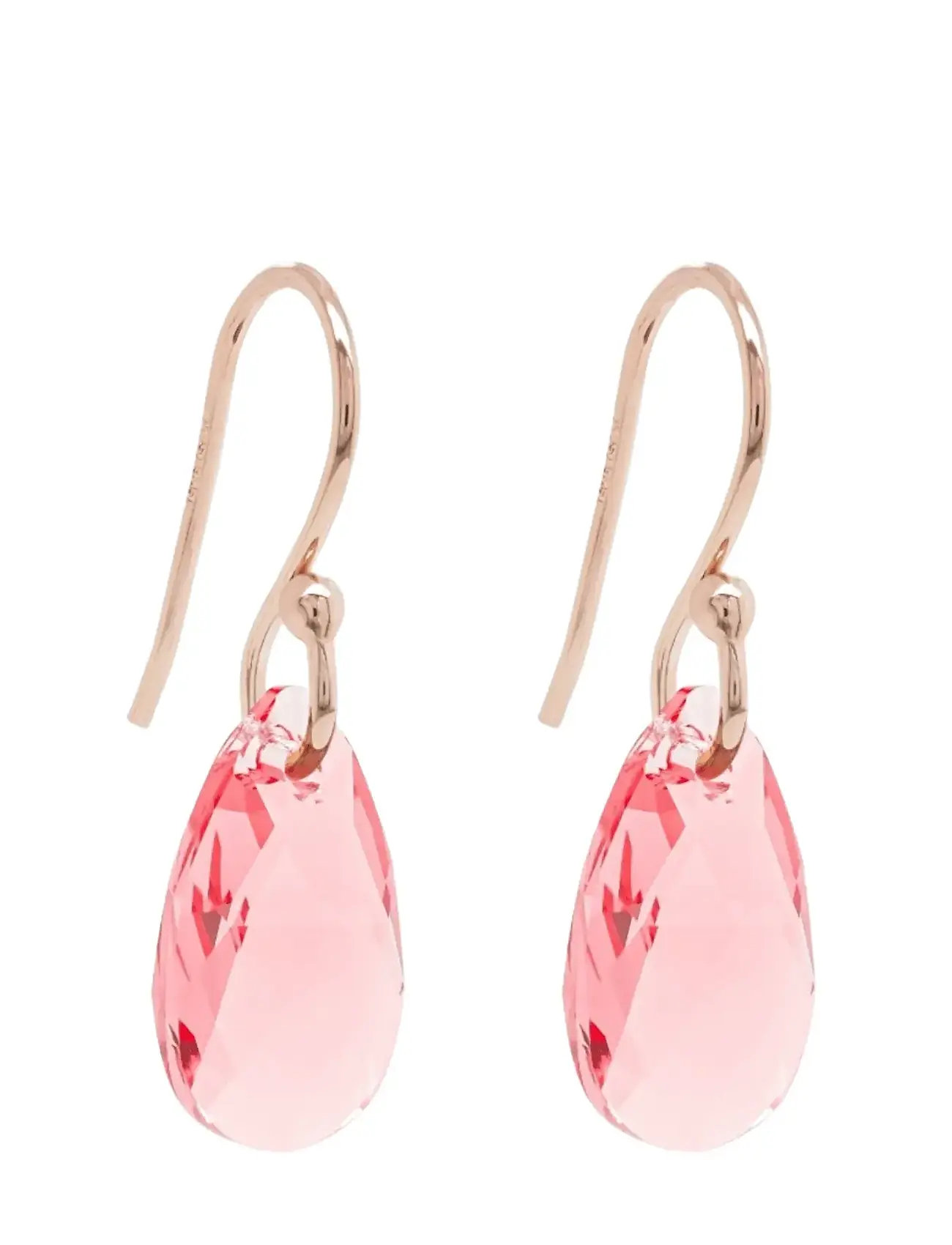 Marmara Sterling Goldplated Earrings, One Size, Pink, Øreringe > Øreringe Med Vedhæng, Dame