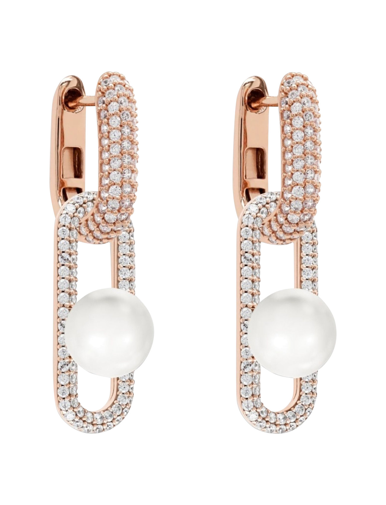 MARMARA STERLING Goldplated Pearl Ohrringe Weiß - One Size - Damen
