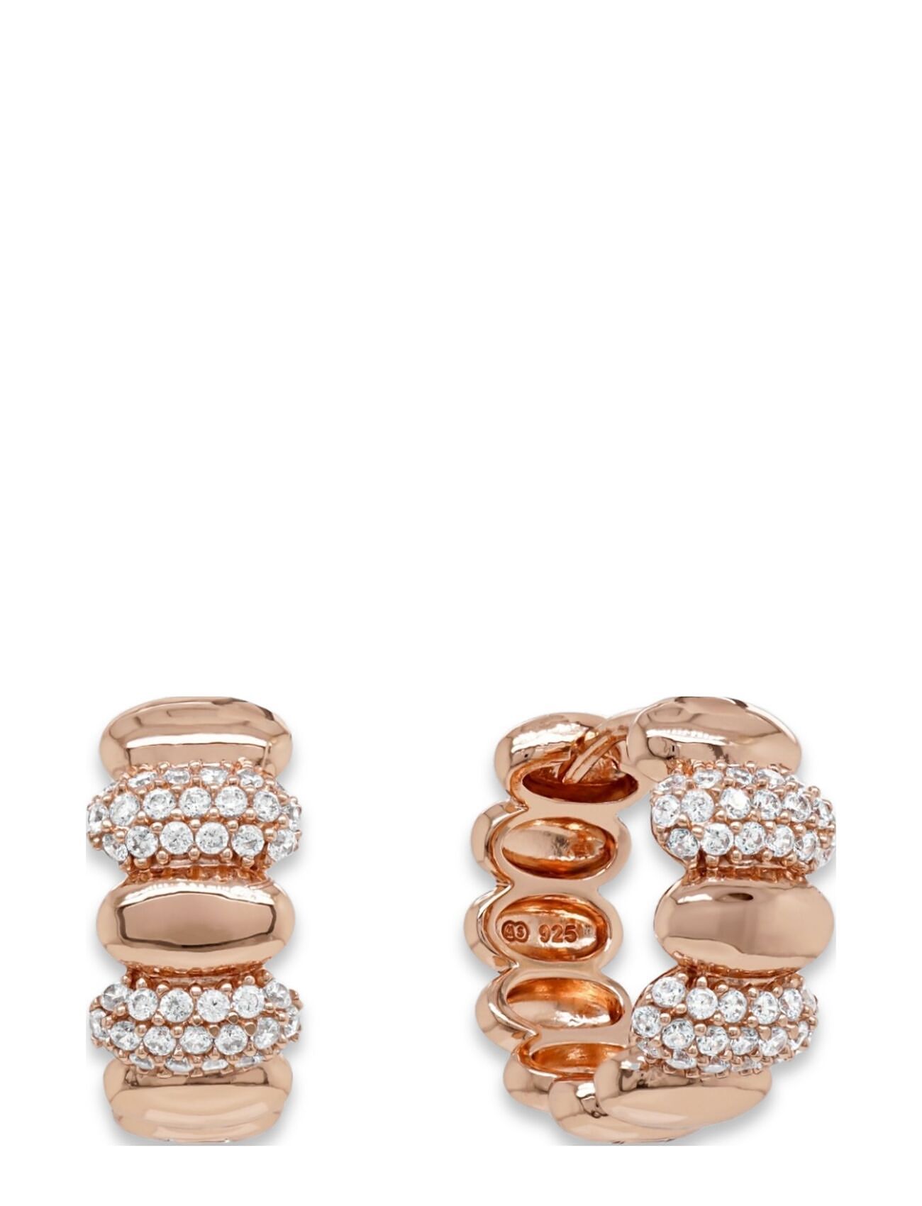MARMARA STERLING Goldplated Ohrringe Pink - One Size - Damen