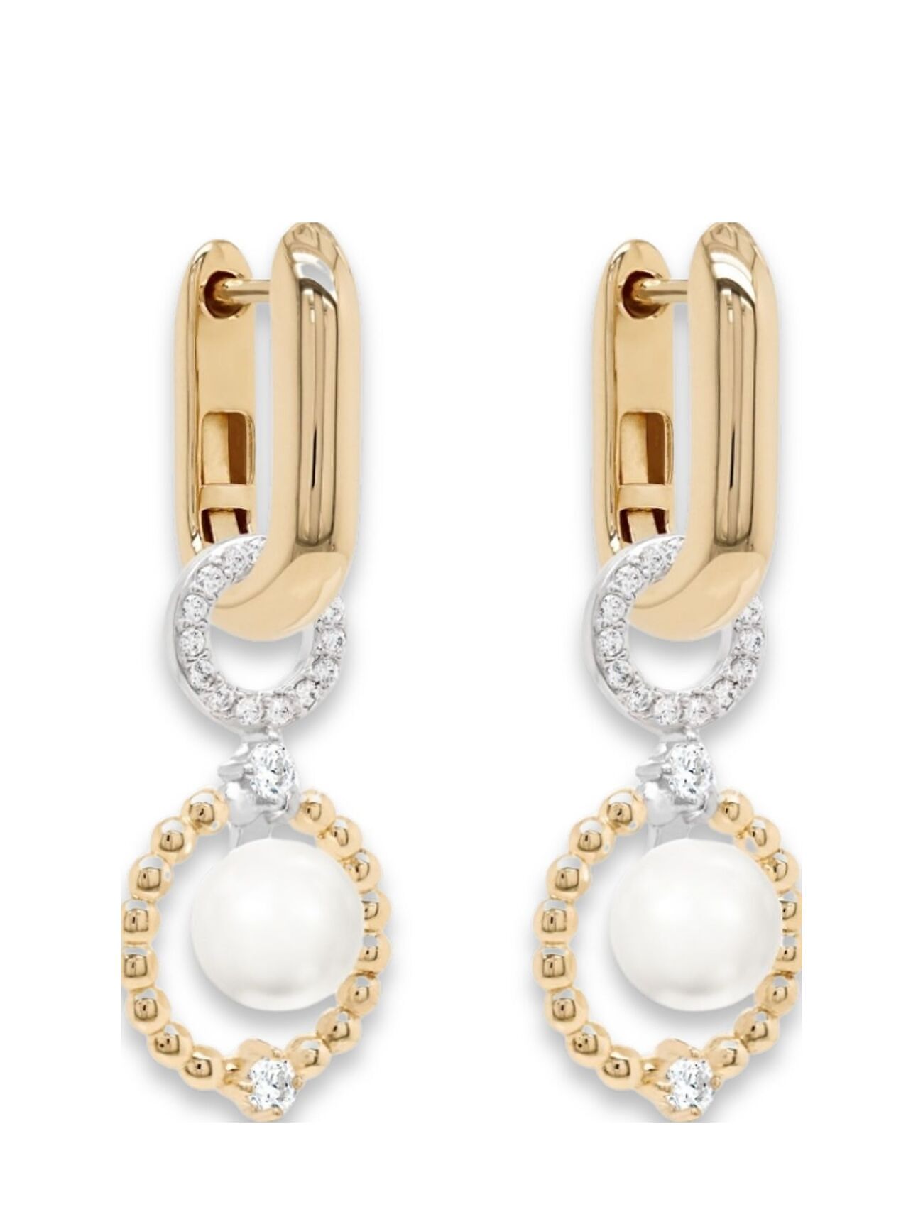 MARMARA STERLING Goldplated Pearl Ohrringe Gold - One Size - Damen