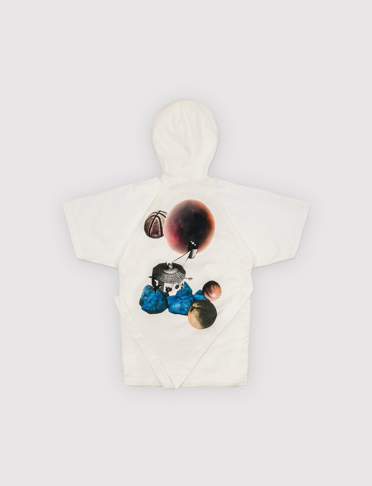 MAROOMS Space Bathrobe Weiß - 110-122 - Kinder