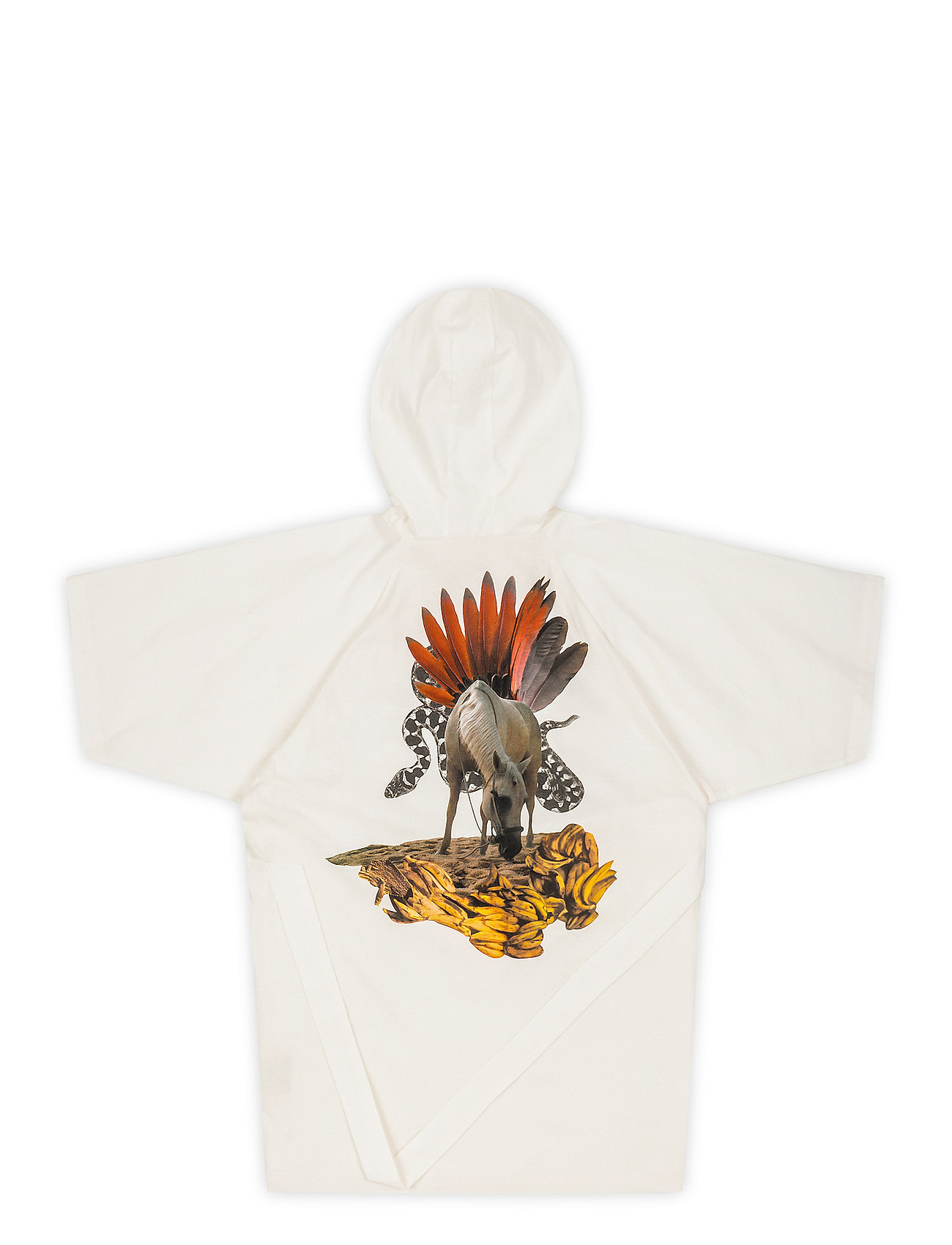 MAROOMS Nature Bathrobe Weiß - 110-122 - Kinder