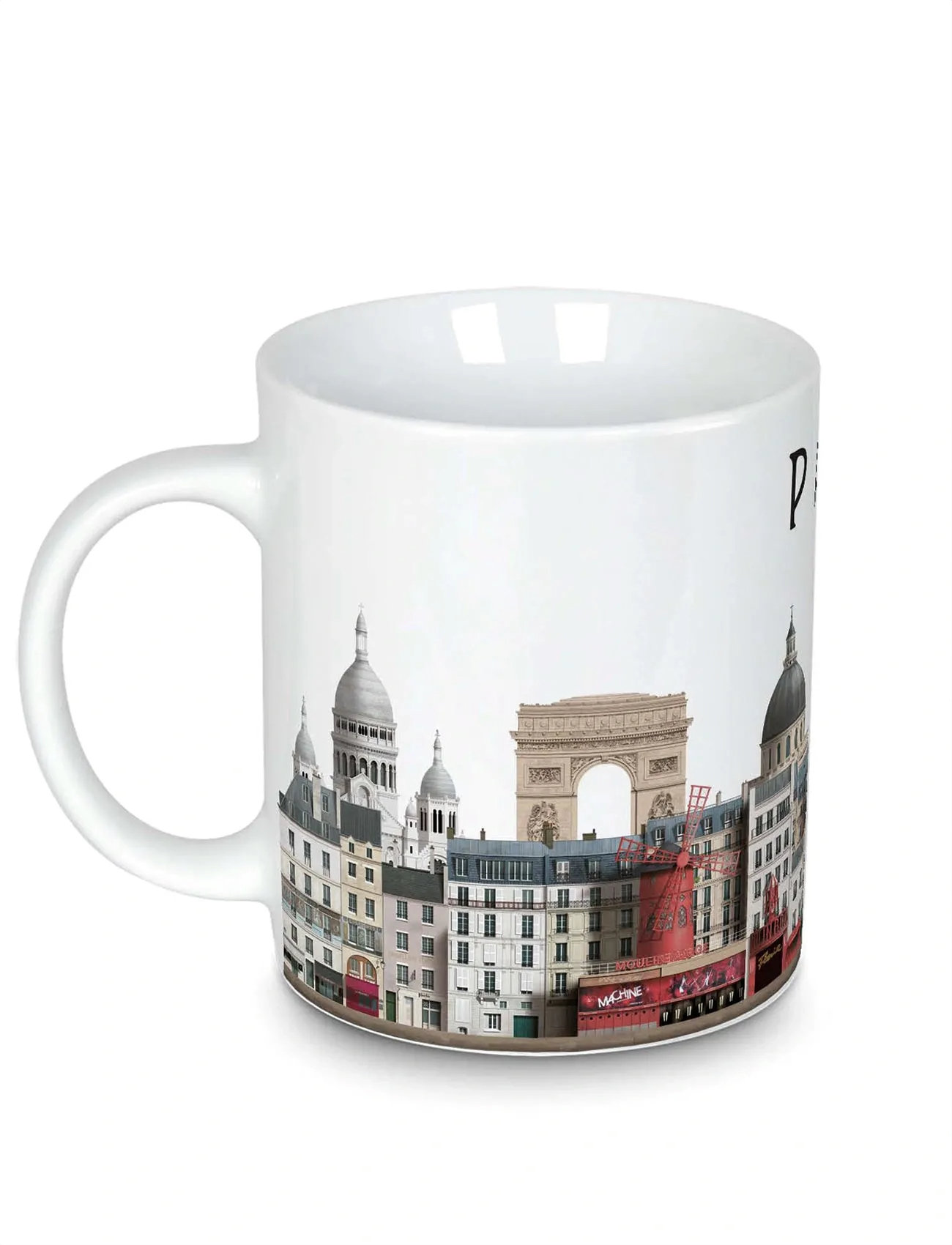 Martin Schwartz Paris Coffee Mug, 10X 12 cm, White, Kopper & Krus > Kaffekopper, Unisex