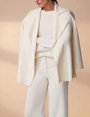 Marville Road - Hedvig Wrap Wool Jacket - winter white - 3