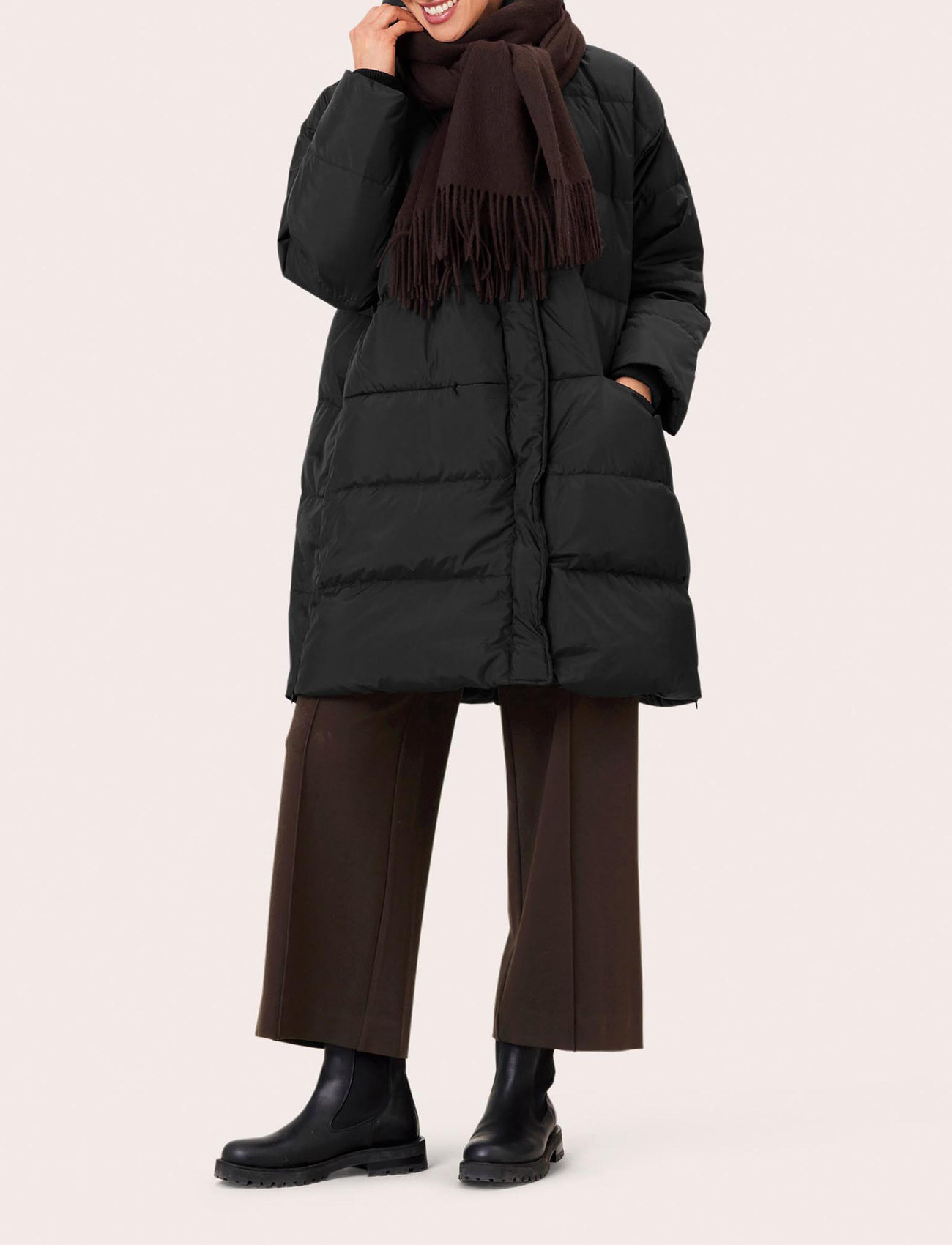 Masai Mathilde, XXL, Black, Frakker > Vatterede Frakker, Dame
