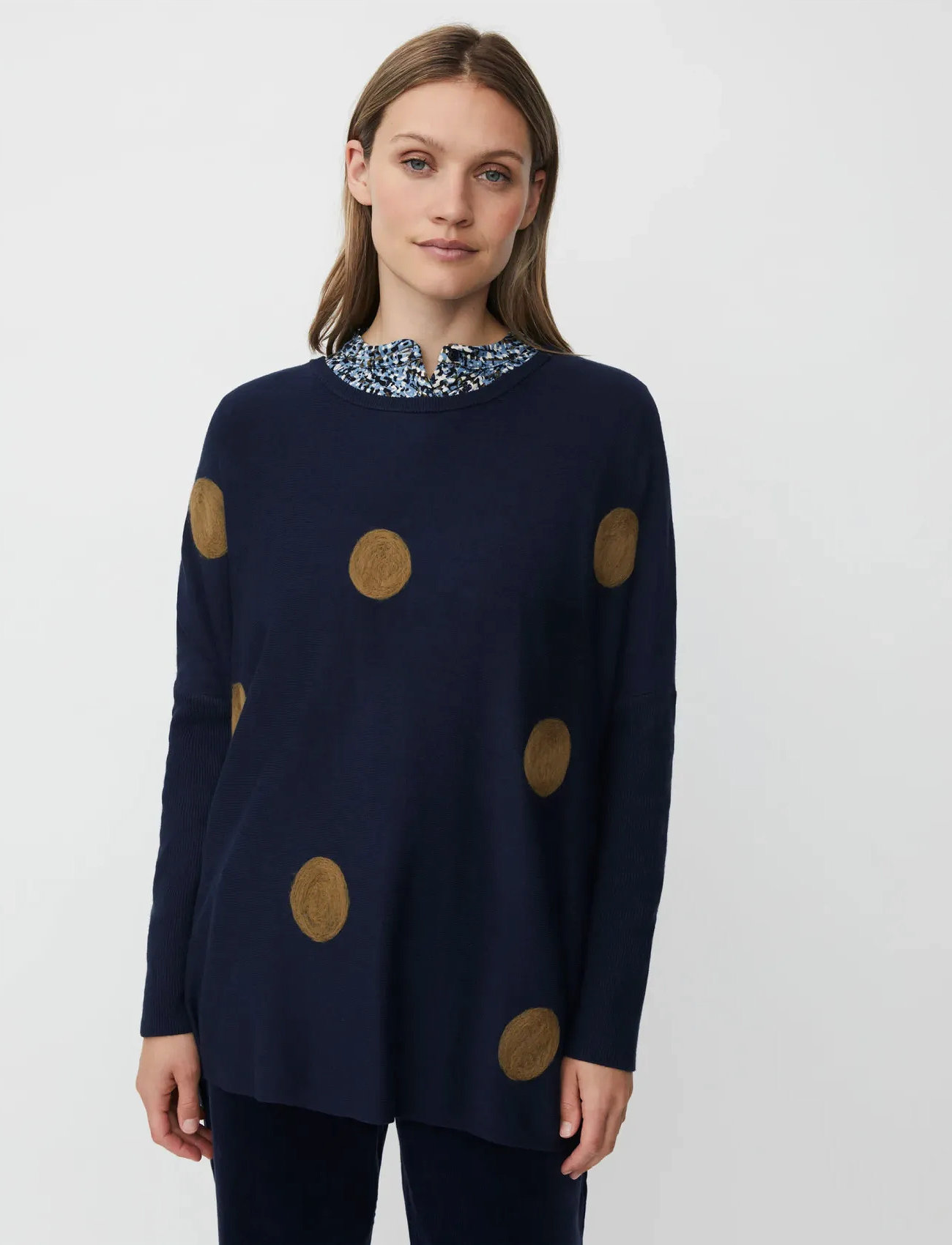 Masai Mafanasi, M, Navy, Strik > Trøjer, Dame