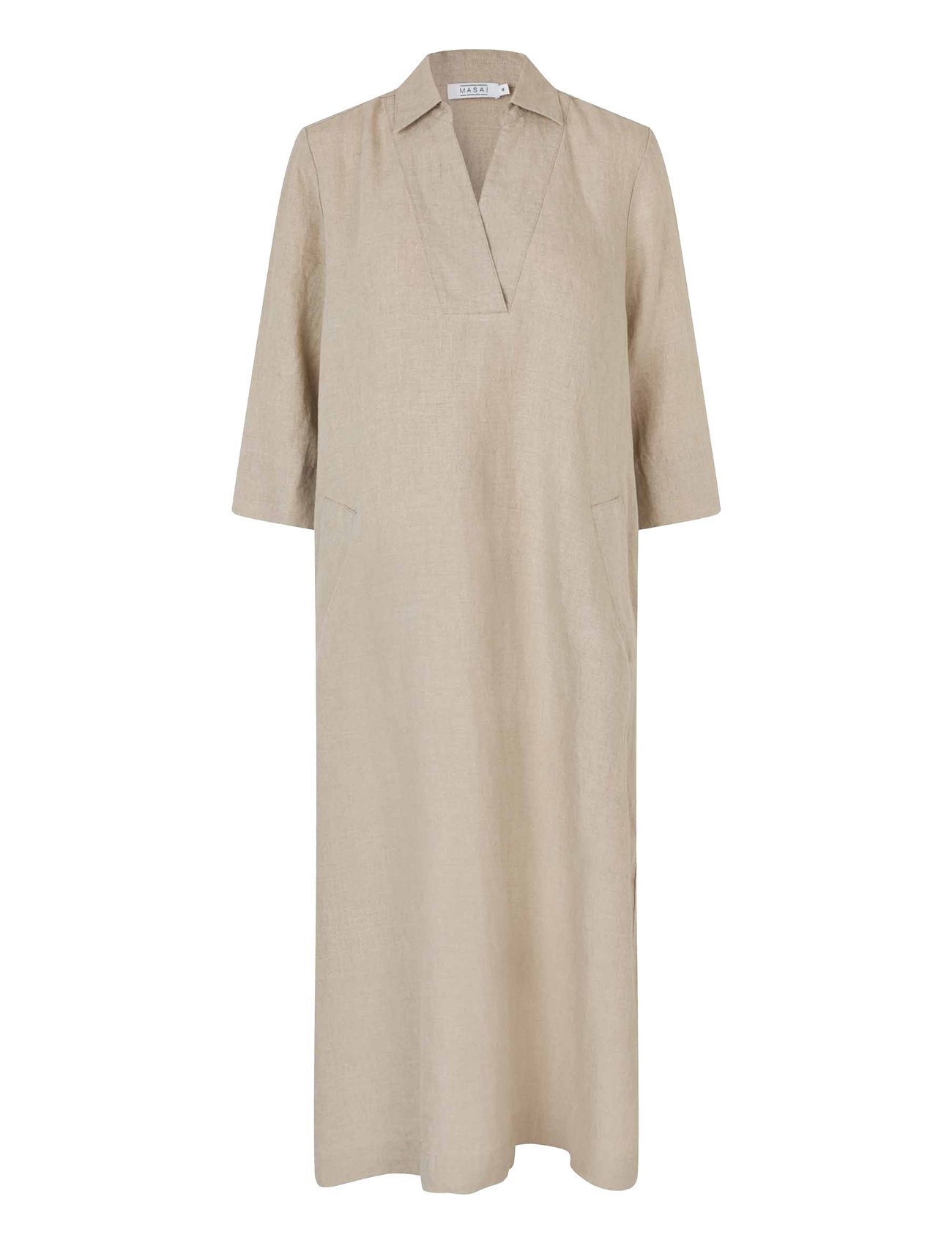 Manikeeta Maxikjole Festkjole Beige Masai