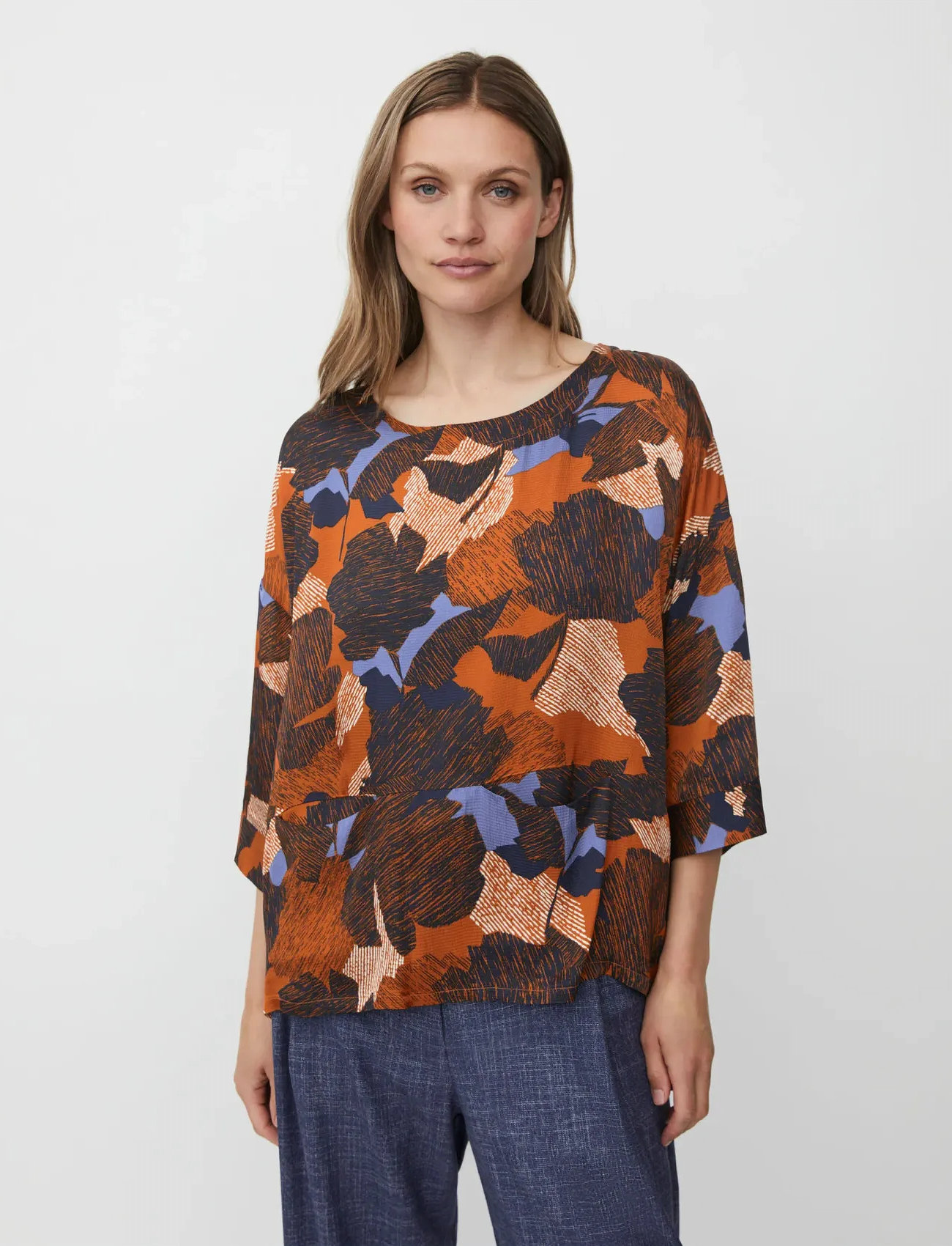 Masai Mabramila, M, Brown, T-Shirts & Toppe > Langærmede, Dame