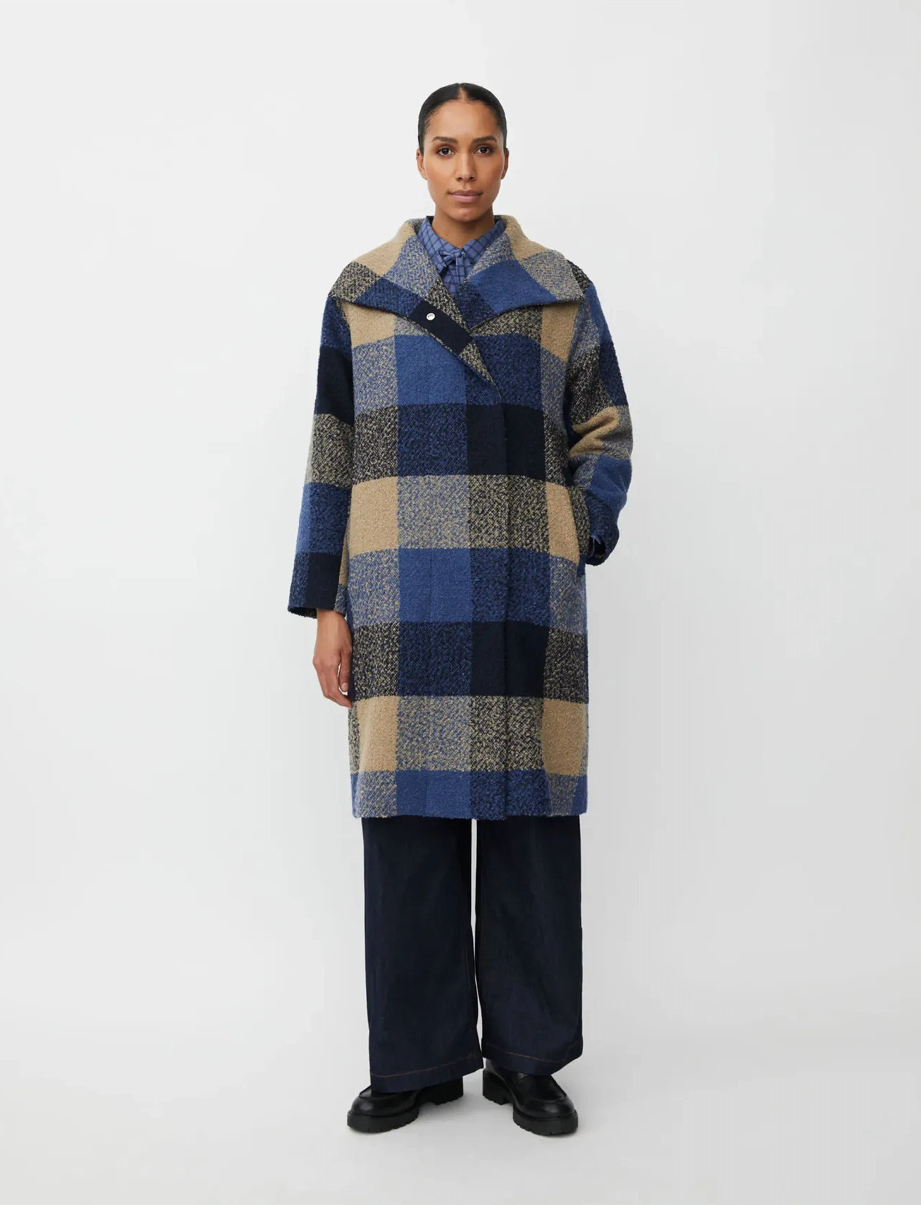 Masai Matasoula, S, Blue, Coats - Winter Coats, Dame