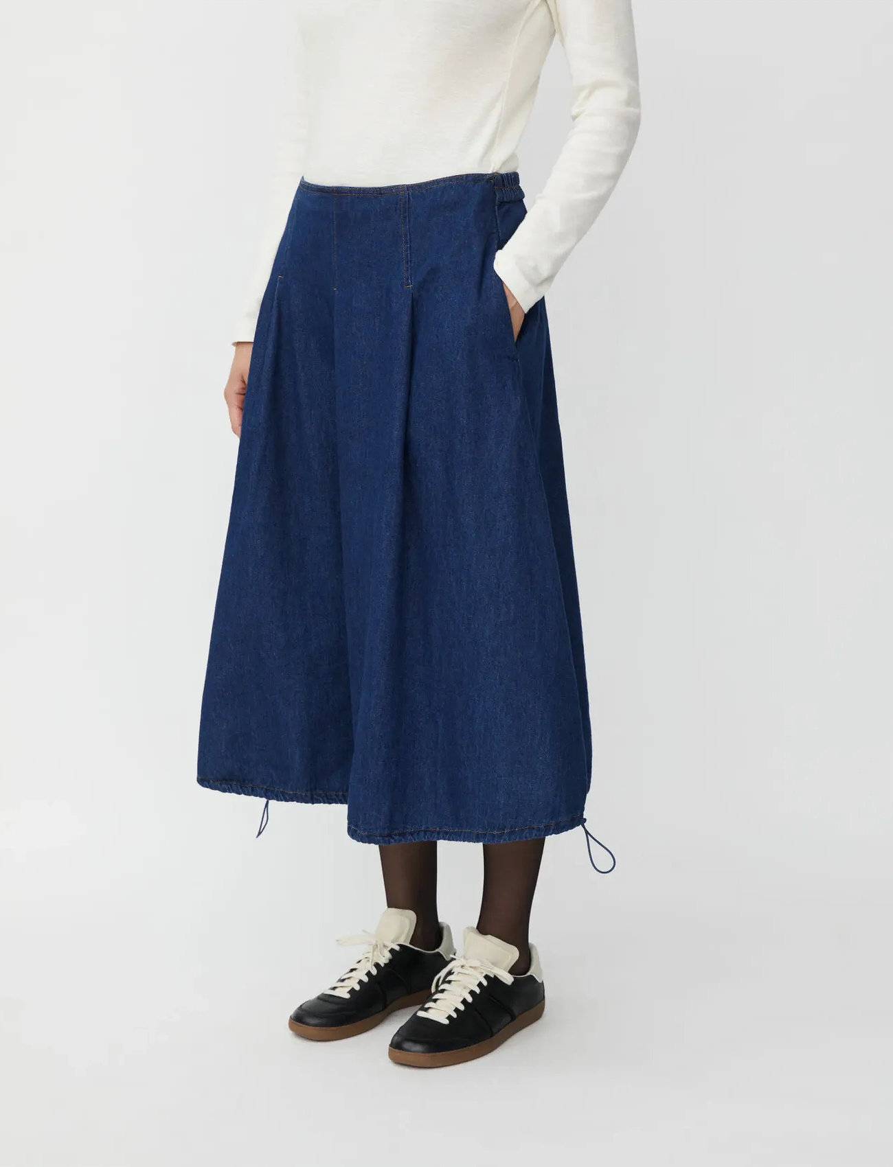 Masai Mastephi, L, Navy, Nederdele > Denim Nederdele, Dame
