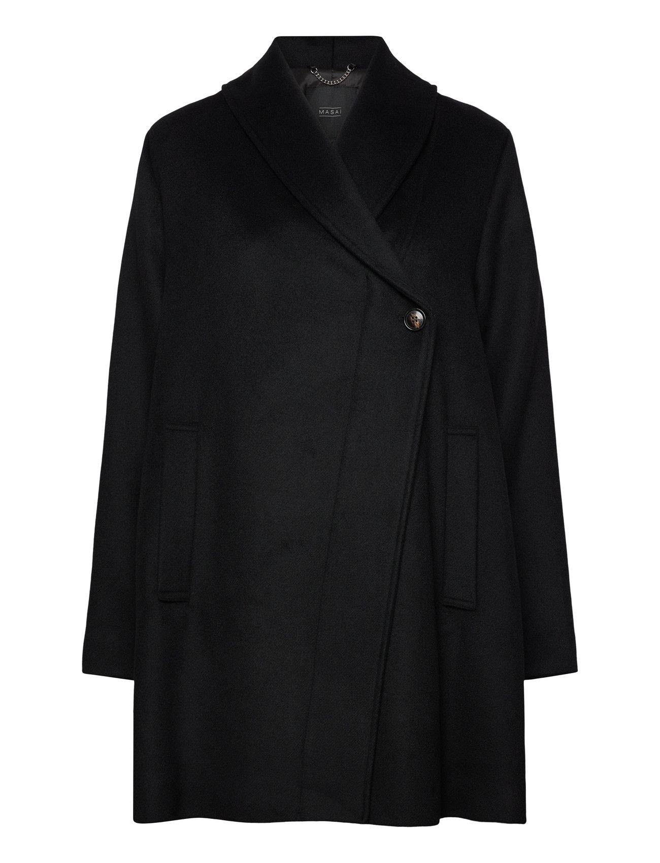 Masai Matatena, S, Black, Frakker > Uldfrakker, Dame