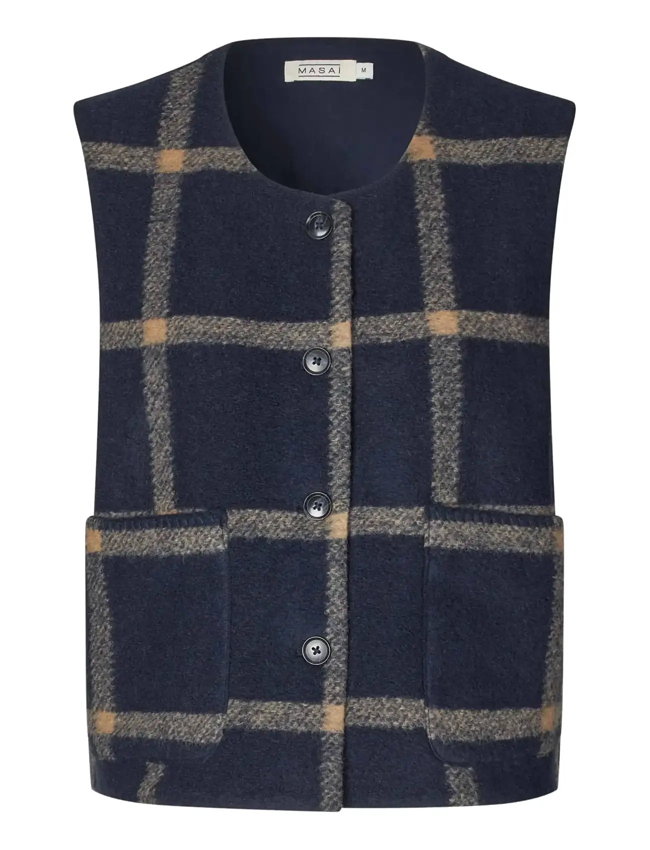 Masai Majoselle, L, Navy, Veste > Strikkede Veste, Dame
