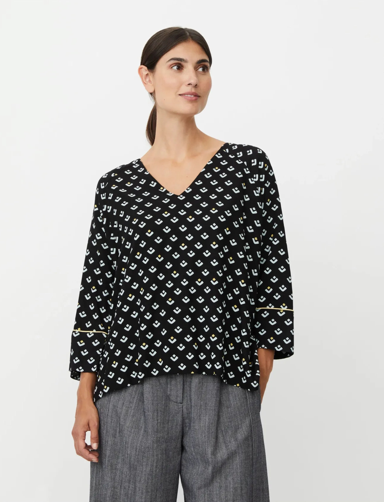 Masai Mabeniko, M, Black, Bluser > Langærmede, Dame