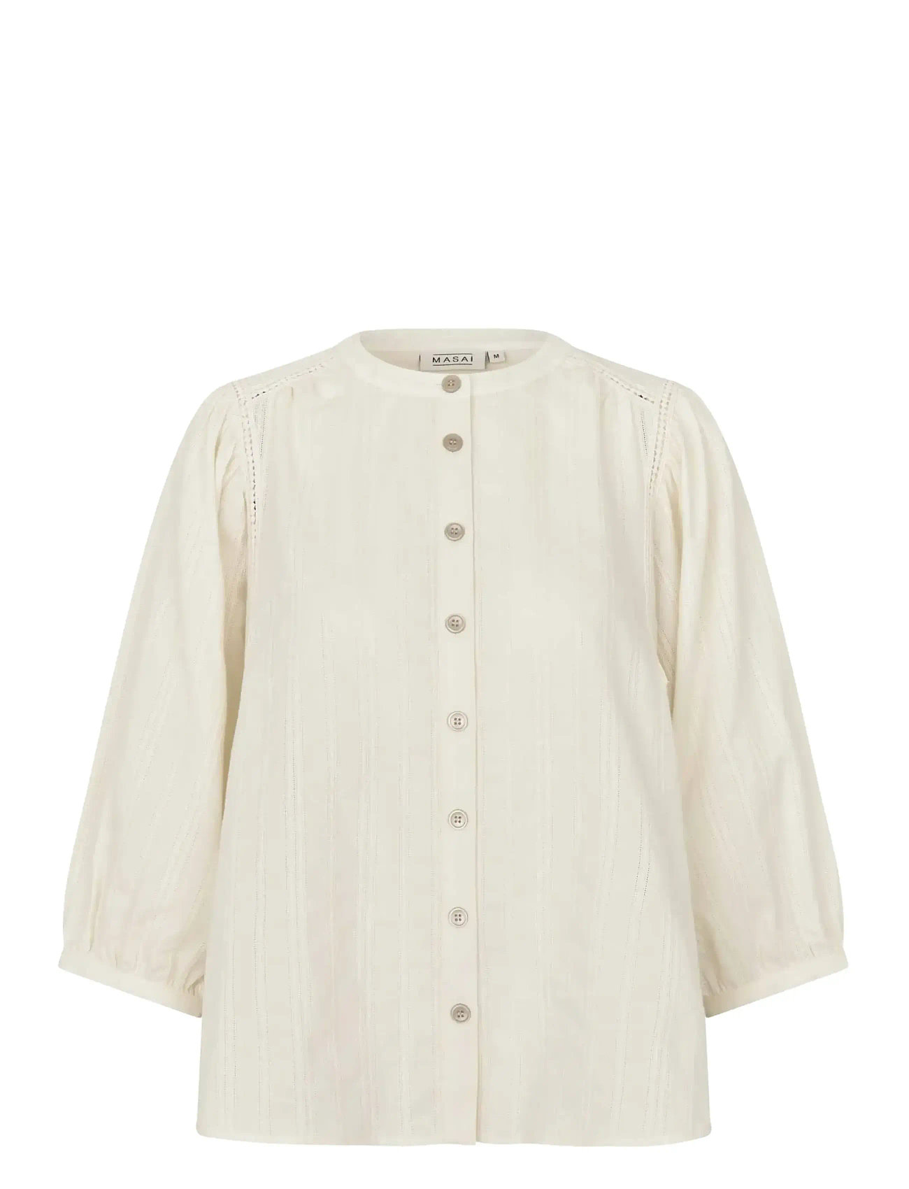 Masai Maithara, L, White, Skjorter > Langærmede, Dame