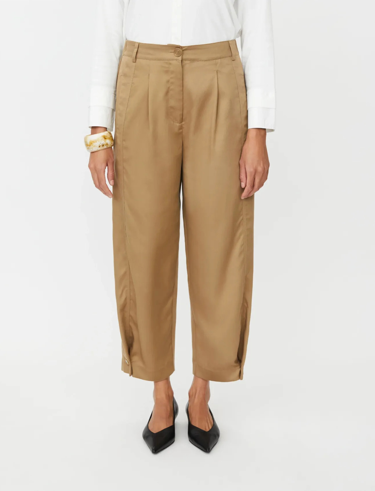 Masai Mapunna, XXL, Beige, Trousers > Barrel Trousers, Dame