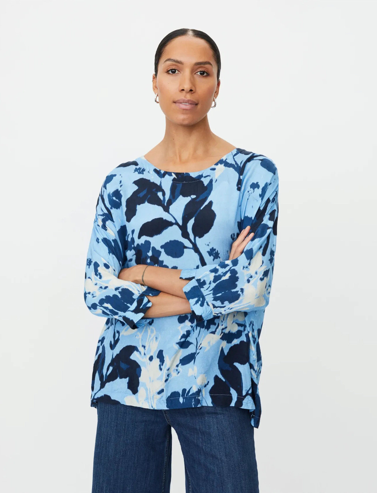 Masai Mabecca, XL, Blue, Skjorter > Kortærmede, Dame