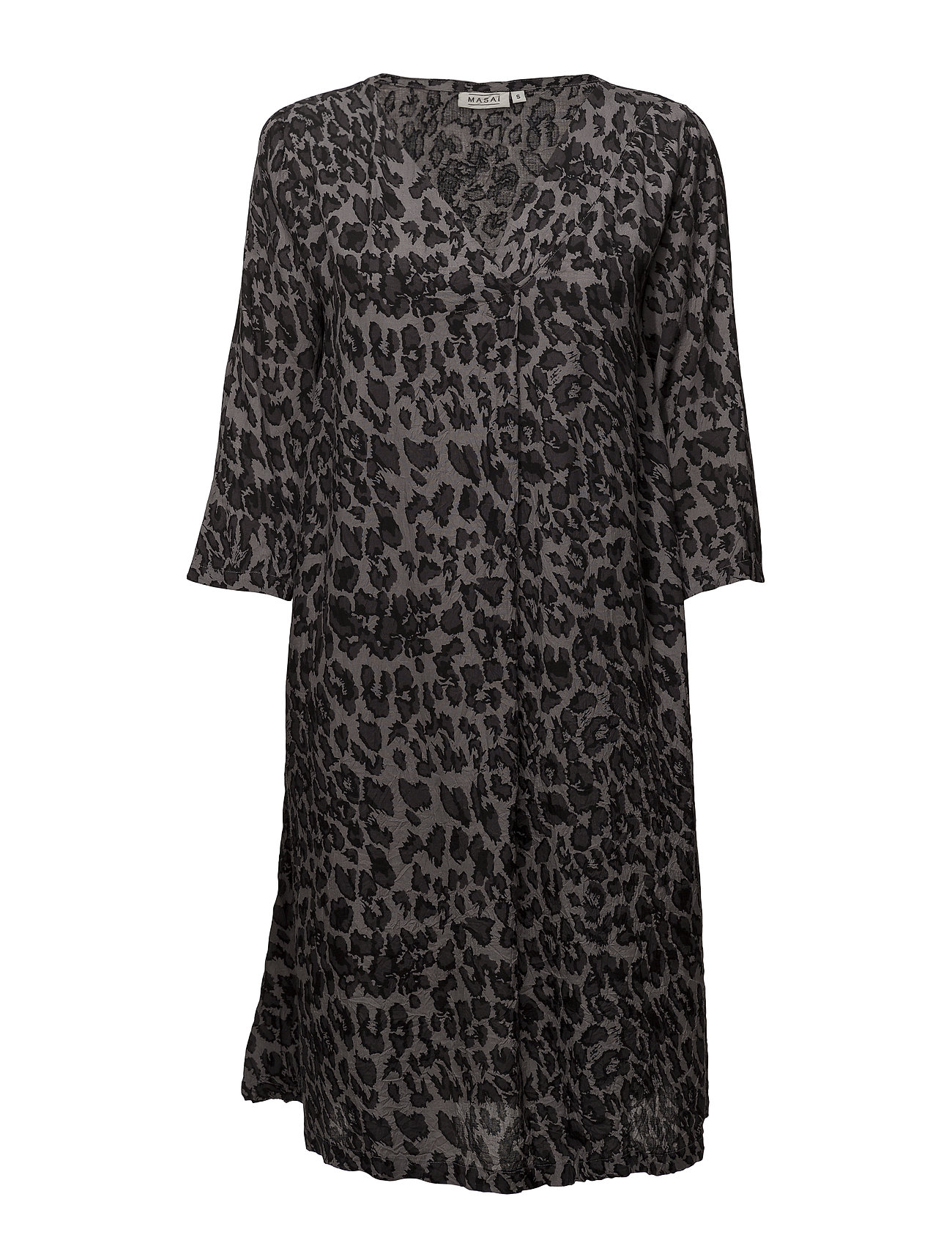 Nita Dress Jurk Knielengte Zwart Masai masai kopen in de aanbieding