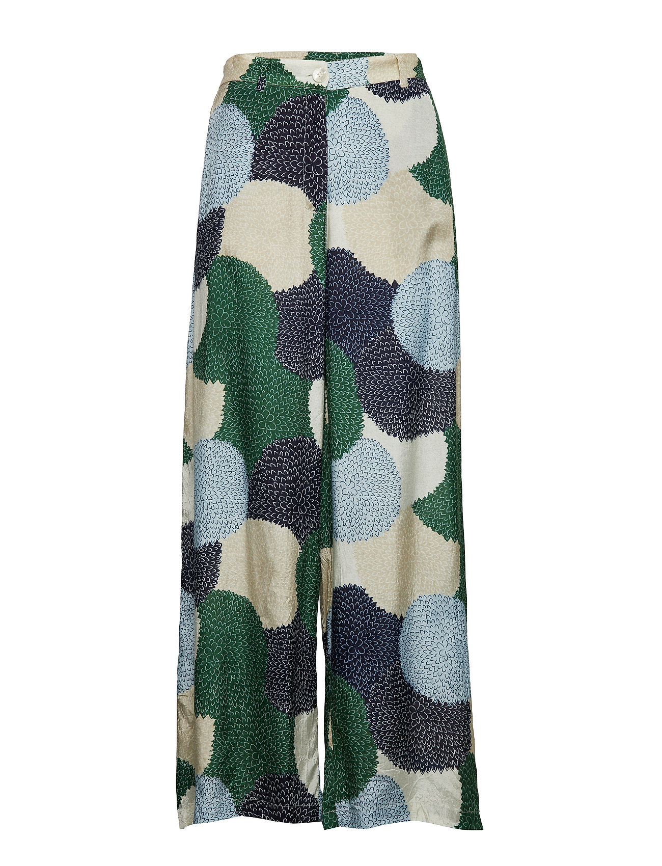 Perinus Trousers Wijde Broek Groen Masai masai kopen in de aanbieding