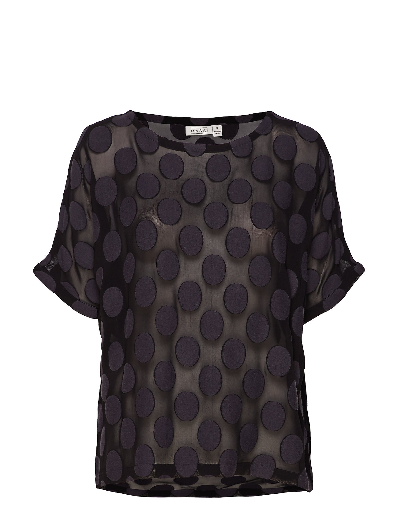 Dasha Top Blouse Korte Mouwen Zwart Masai masai kopen in de aanbieding