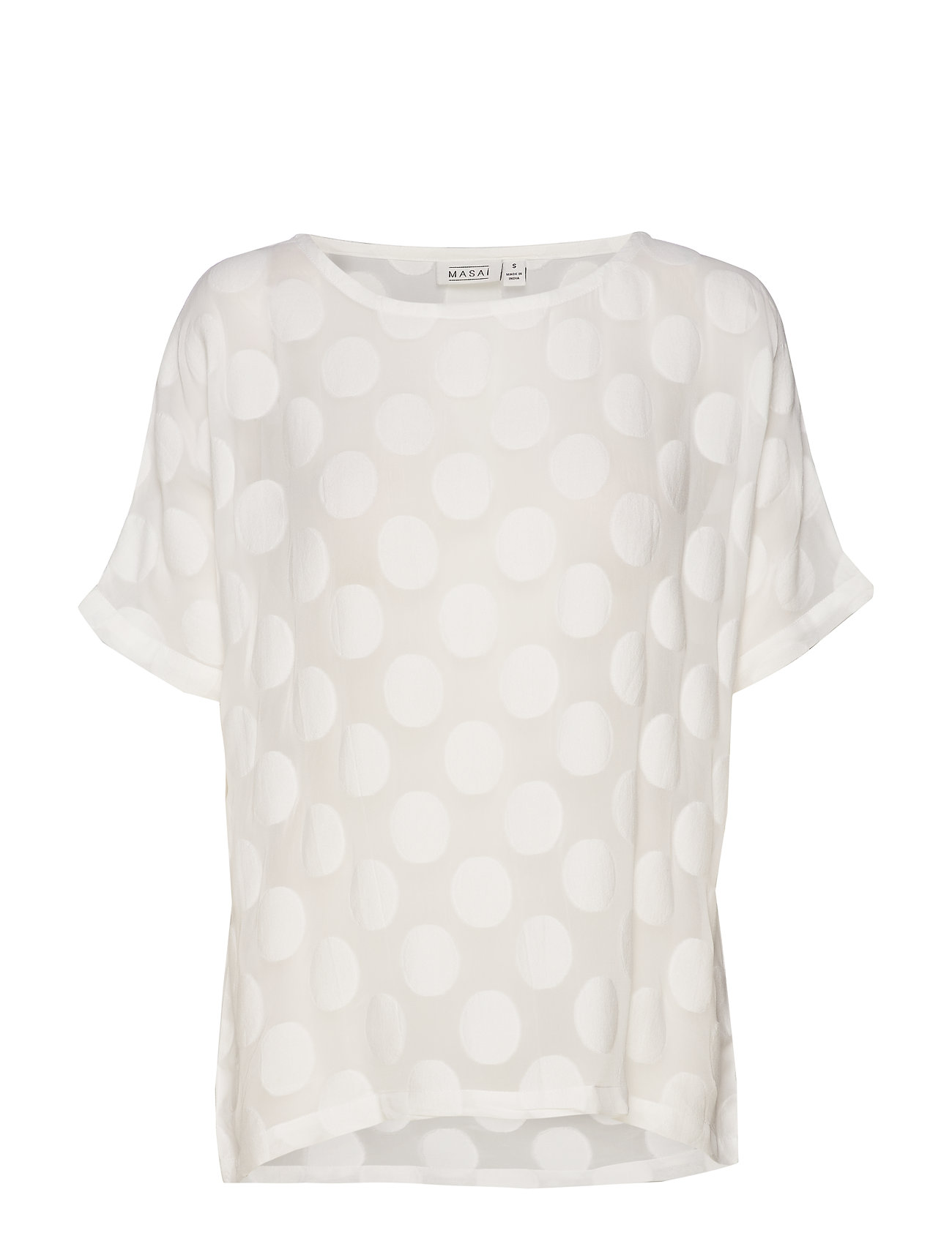 Dasha Top Blouse Korte Mouwen Wit Masai masai kopen in de aanbieding