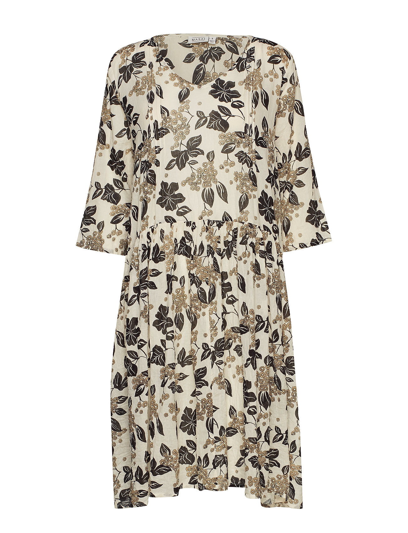 Neoma Dress Jurk Knielengte Beige Masai masai kopen in de aanbieding