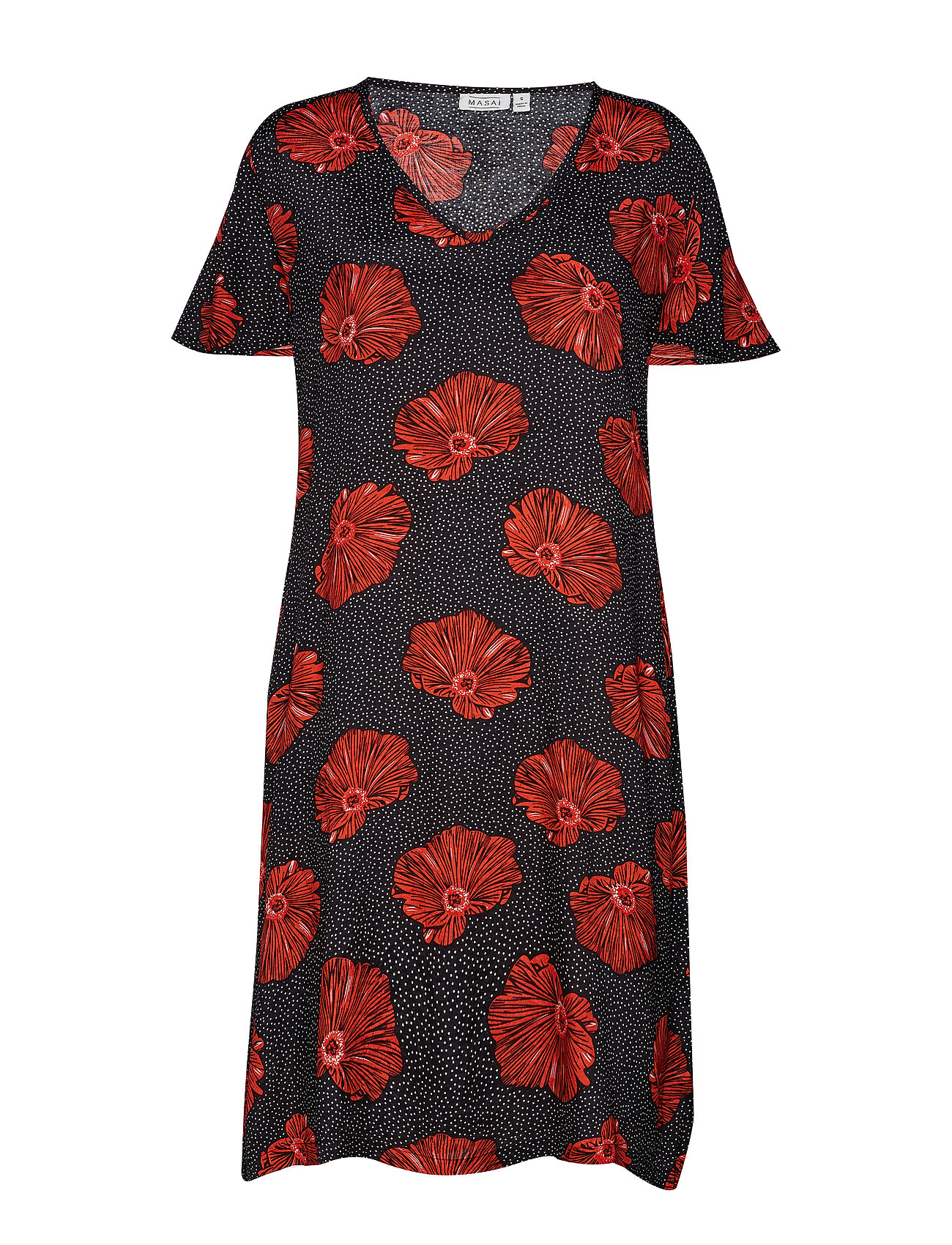 Nema Dress Jurk Knielengte Zwart Masai masai kopen in de aanbieding