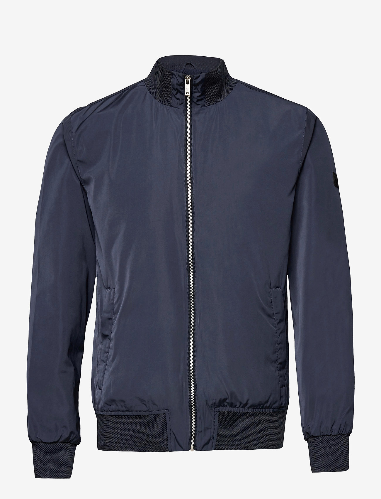 dark navy bomber jacket
