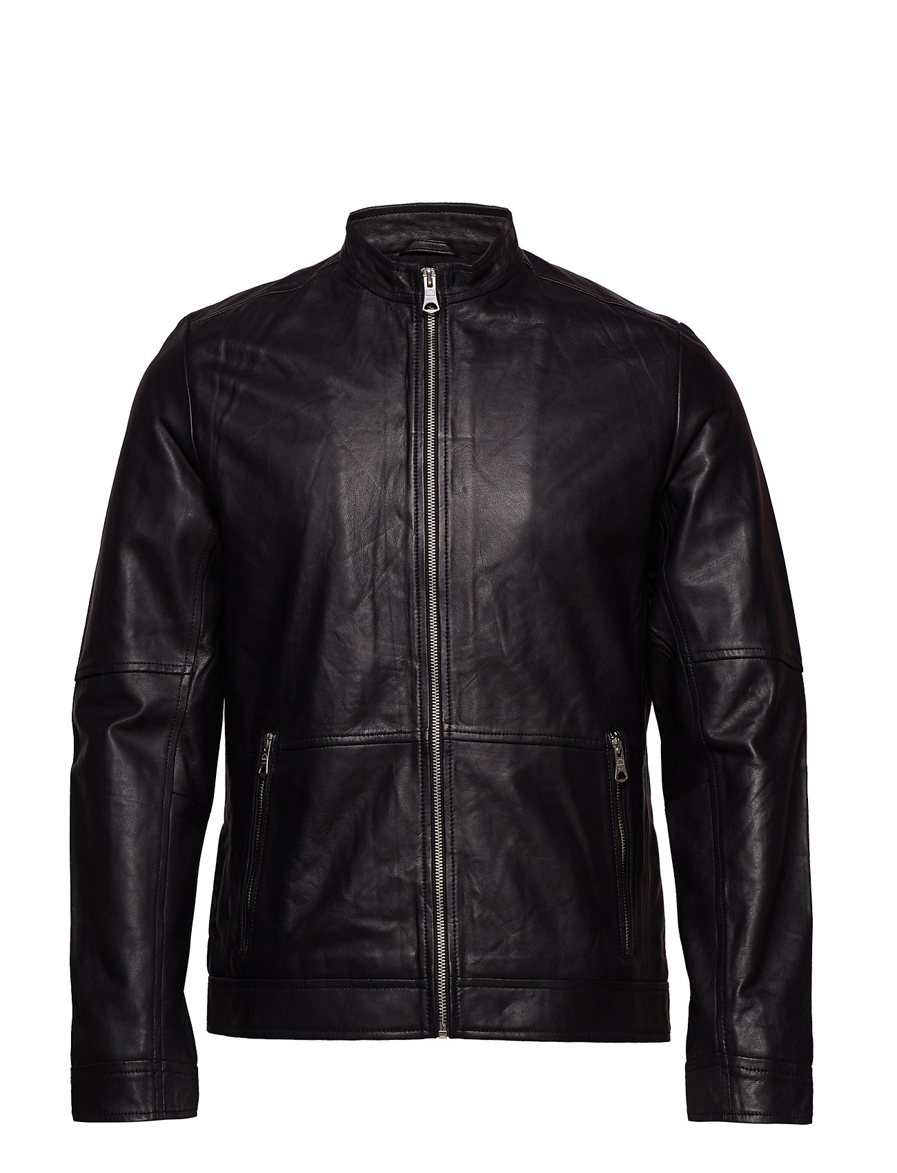 Adron Leren Jack Jas Zwart Matinique matinique kopen in de aanbieding