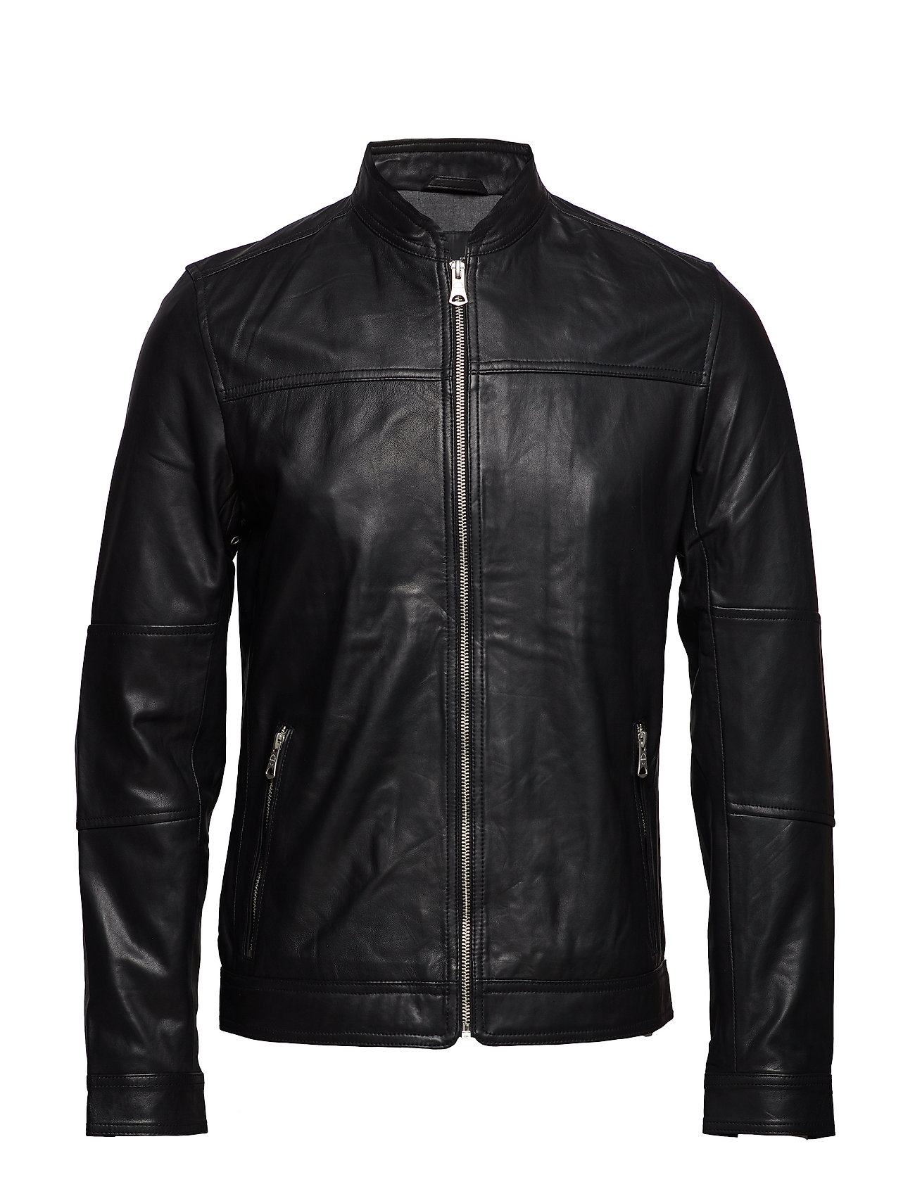 Trento Leren Jack Jas Zwart Matinique matinique kopen in de aanbieding