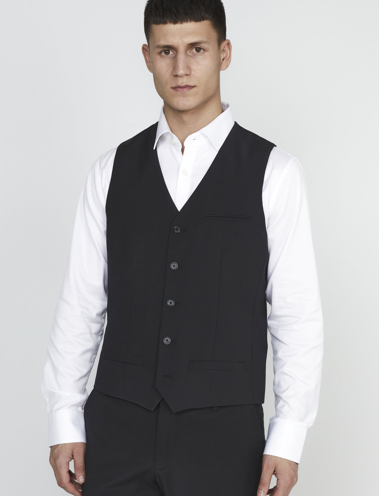 Matinique Breck, 50, Black, Suits & Blazere > Waistcoats, Herre