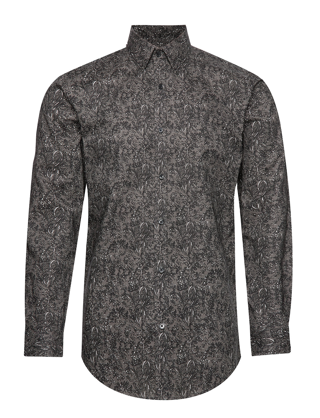 Matinique Robo Winter Paisley Skjorta Casual Grå [Color: DARK GREY MELANGE ][Sex: Men ][Sizes: XL ]