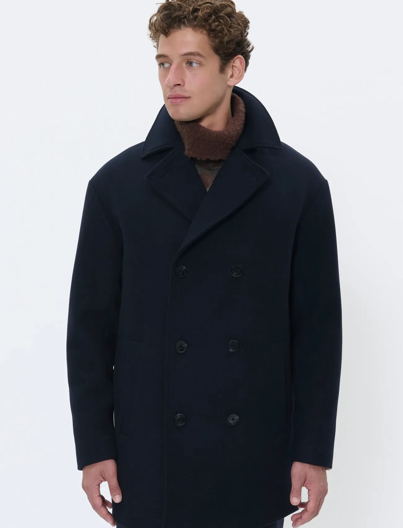 Matinique Maburnley, XXL, Navy, Frakker > Uldfrakker, Herre