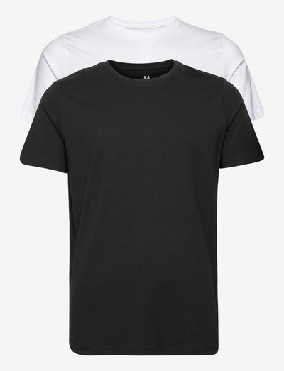 MAJermane 2-pack - multipack t-shirts - black/white