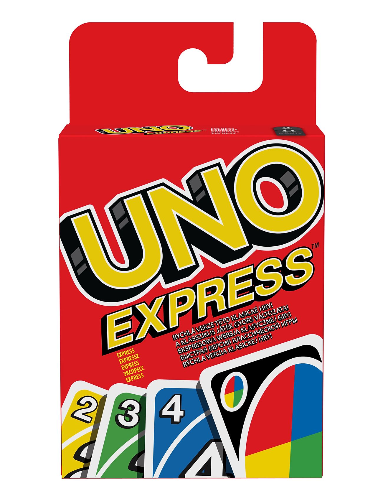 Games Uno Express Card Game Shedding Toys Puzzles And Games Games Card Games Multi/patterned Mattel Games