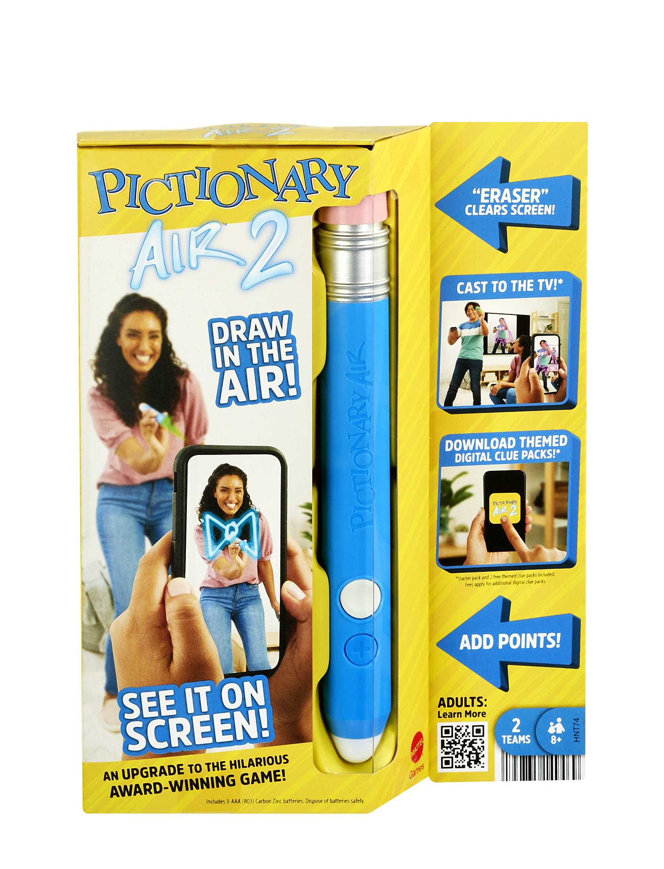 Games Pictionary Air 2 Toys Puzzles And Games Games Active Games Multi/patterned Mattel Games