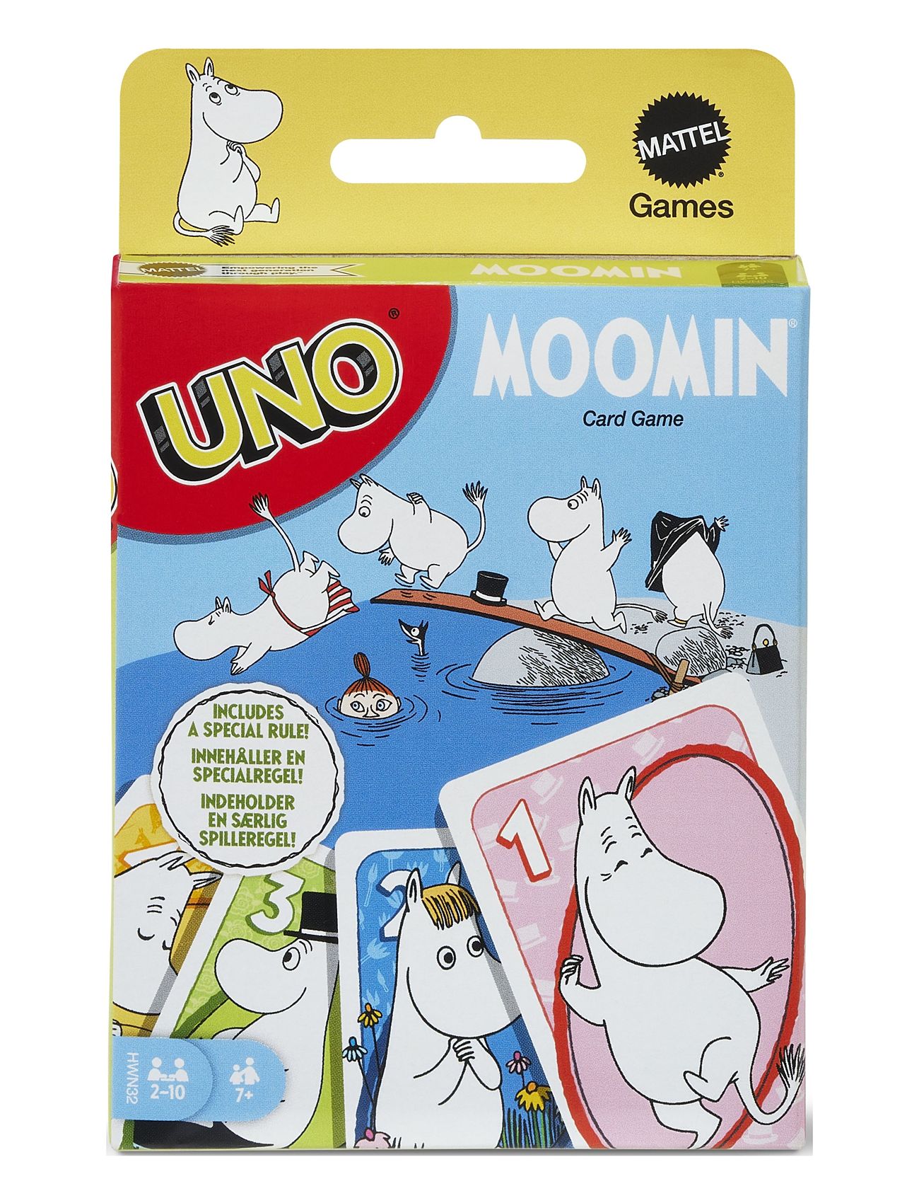 Games Uno Moomin Card Game Shedding Toys Puzzles And Games Games Card Games Multi/patterned Mattel Games