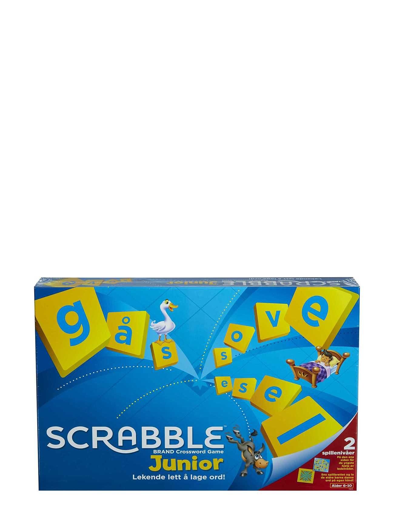 Mattel Games Junior Scrabble Norway – puslespil & spil – shop på Booztlet