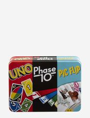 UNO®, Phase 10® and Pic Flip™ Bundle Tin
