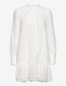 Ava Lace Dress - sukienki koktajlowe - white