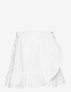 Line Skirt - slå-om-nederdele - white