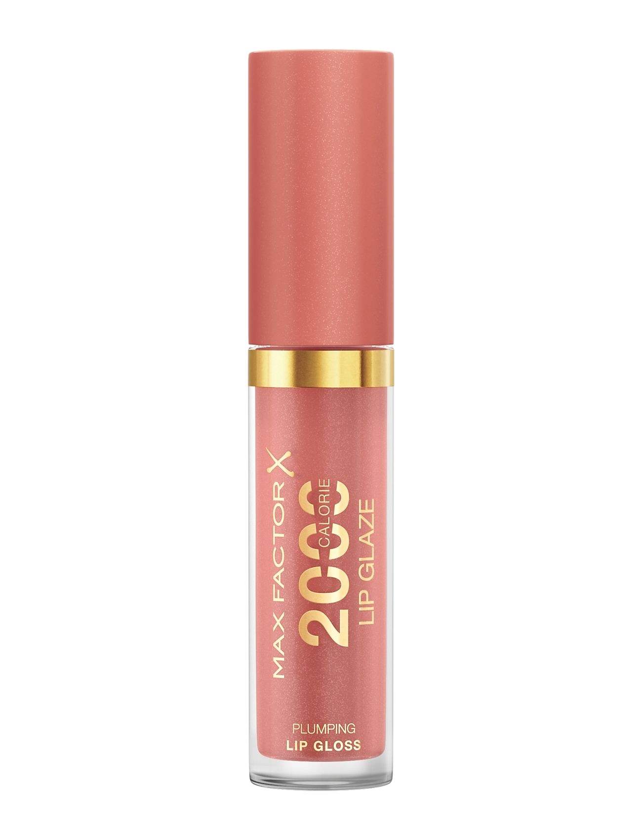 Max Factor 2000 Calorie Lip Glaze 075 Pink Fizz Lipgloss Makeup Nude Max Factor