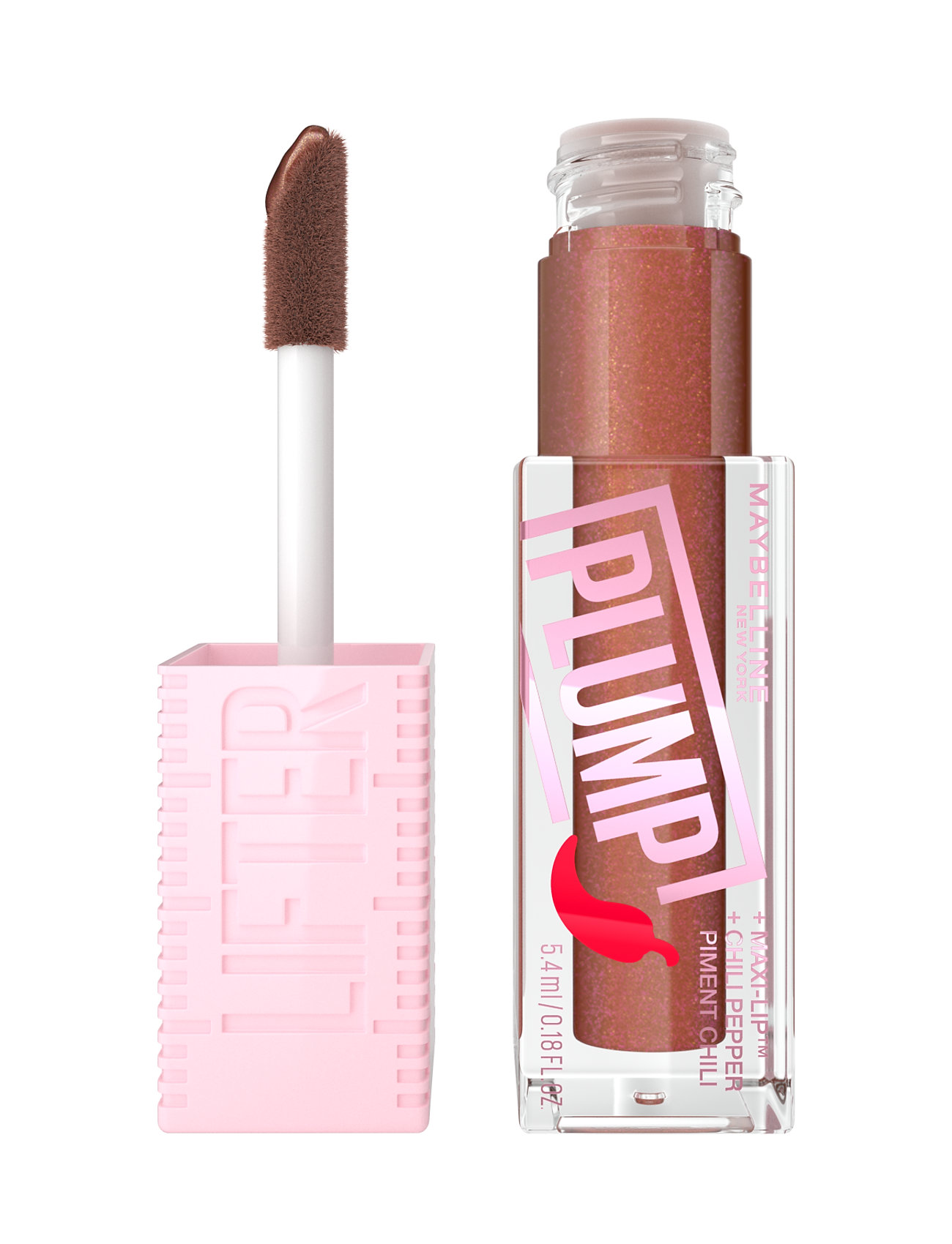 Maybelline Maybelline New York, Lifter Plump, 007 Cocoa Zing, 5.4Ml Nude