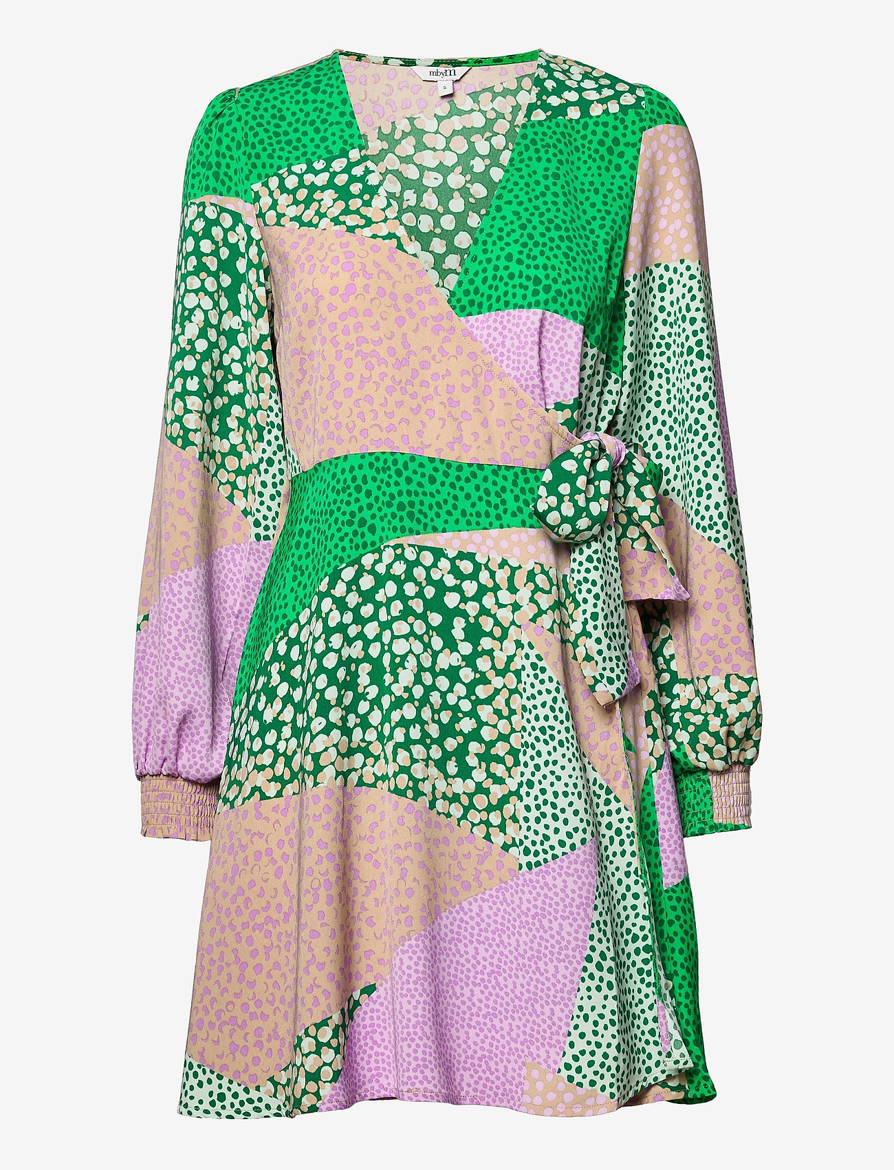 mbyM - Melikana - kasdienio stiliaus suknelės - delmar print green - 0