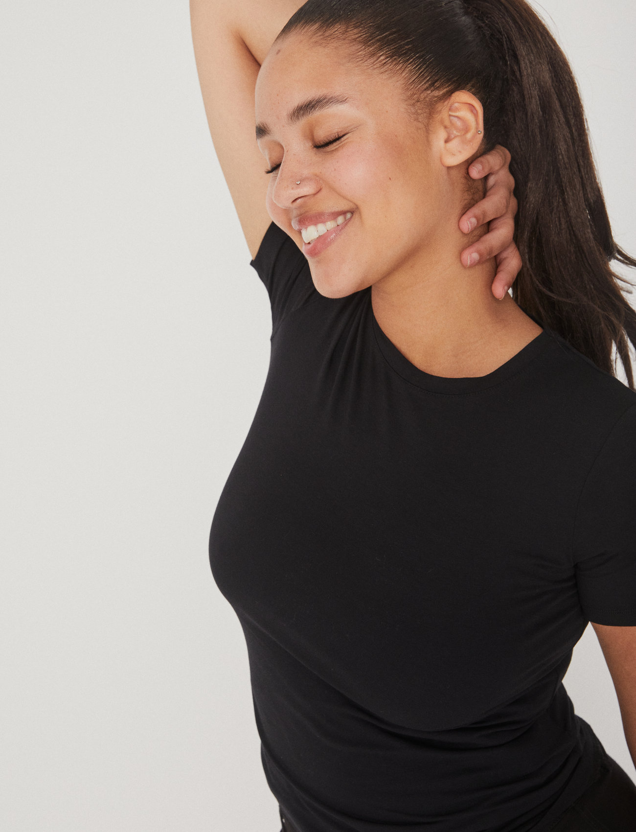 mbyM Julie-M, XS, Black, T-Shirts & Toppe > Kortærmede, Dame