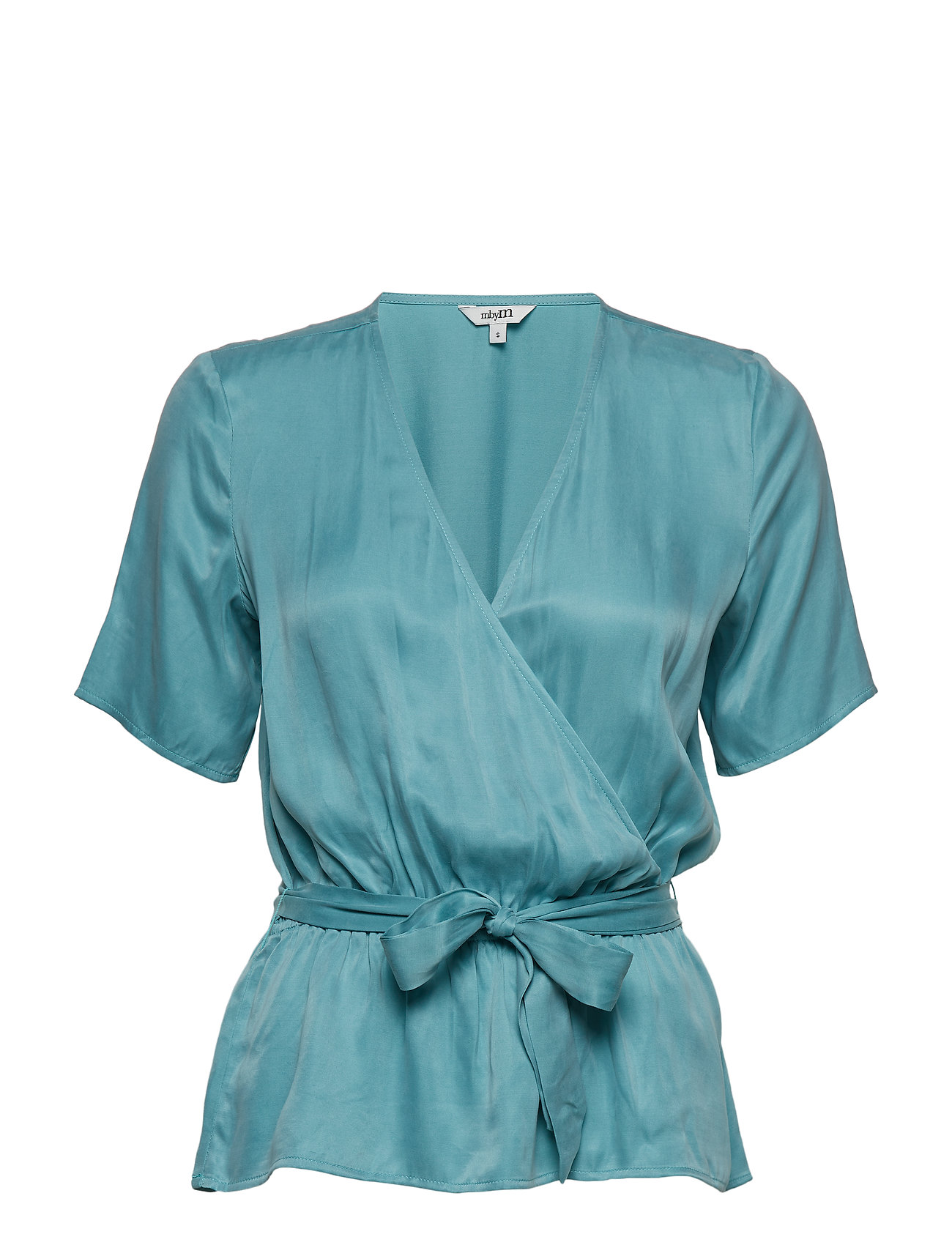 Sorbella Blouse Korte Mouwen Groen Mbym mbym kopen in de aanbieding