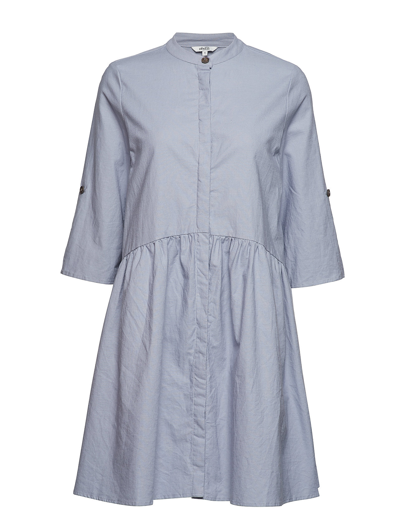 Albana Jurk Knielengte Blauw Mbym mbym kopen in de aanbieding