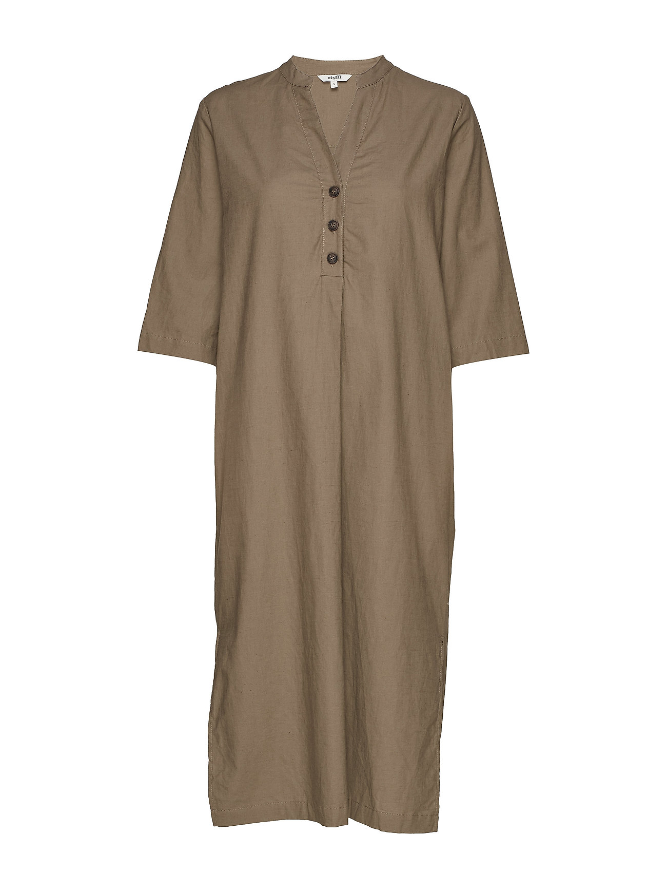 Naoma Maxi Dress Galajurk Beige Mbym mbym kopen in de aanbieding