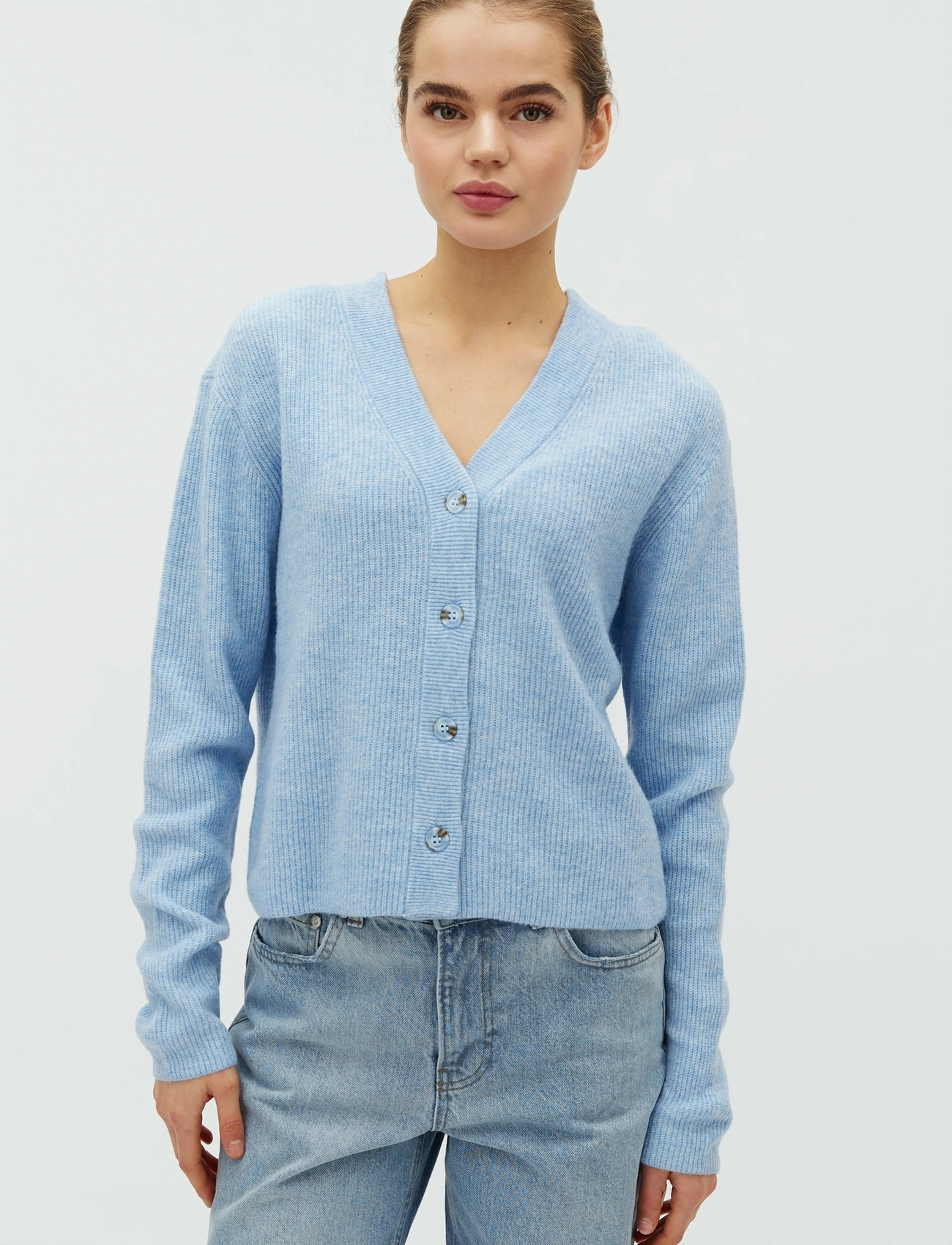 mbyM Asato-M, M, Blue, Strik > Cardigans, Dame